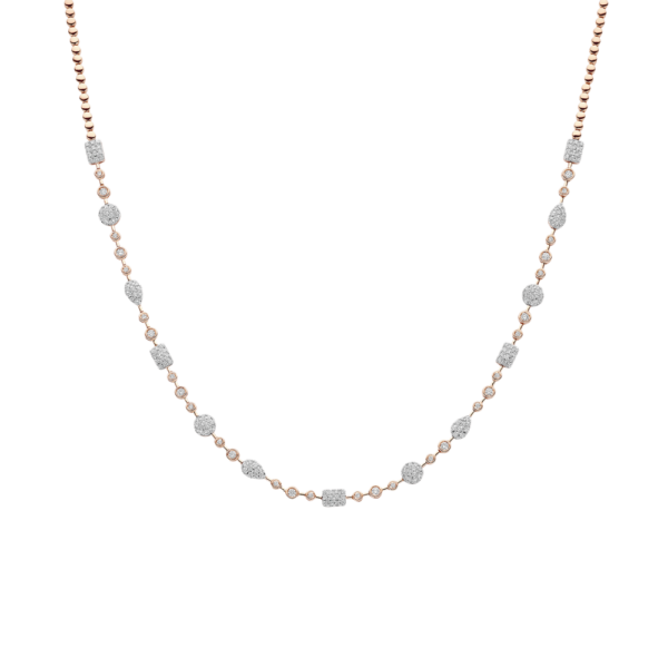 Tirisi Jewelry Venice Exclusive collier met witte diamant - TN9109D(2P)