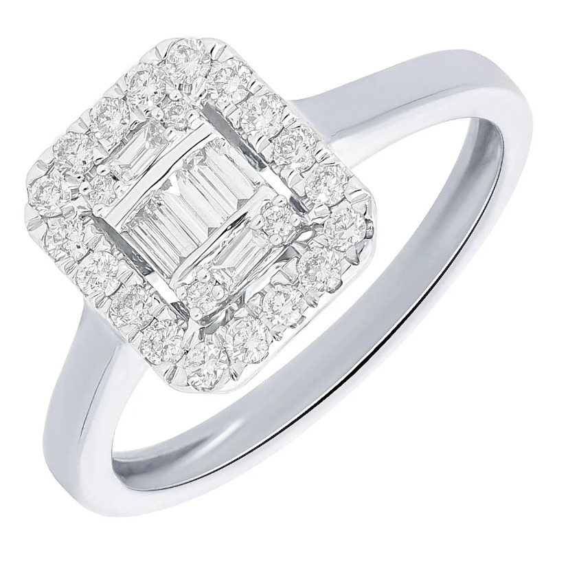 Ha collection ring met cluster diamanten GF0967 - Juweliers