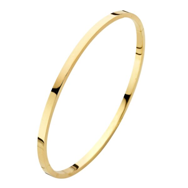 Fjory armband 3 mm hoekig 40-A38xx03 (61mm)