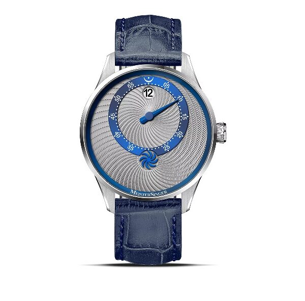 Meistersinger Souscription Panthero Jumping Hour Guilloché SOUS-PTJHG927B