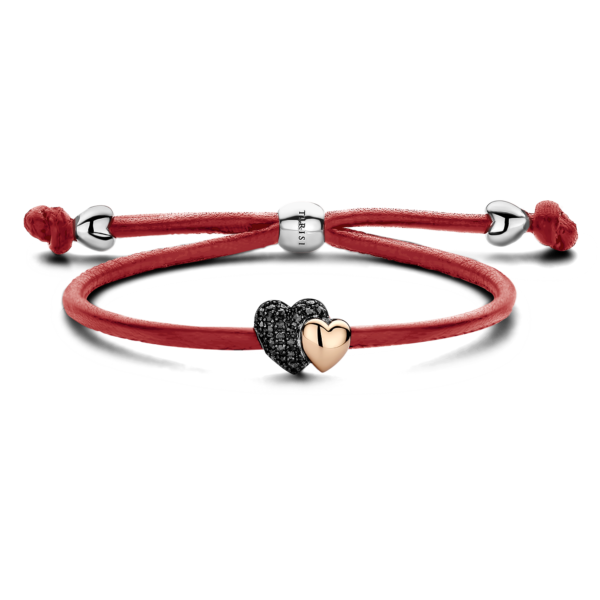 Tirisi Moda Love sliding armband met markasiet