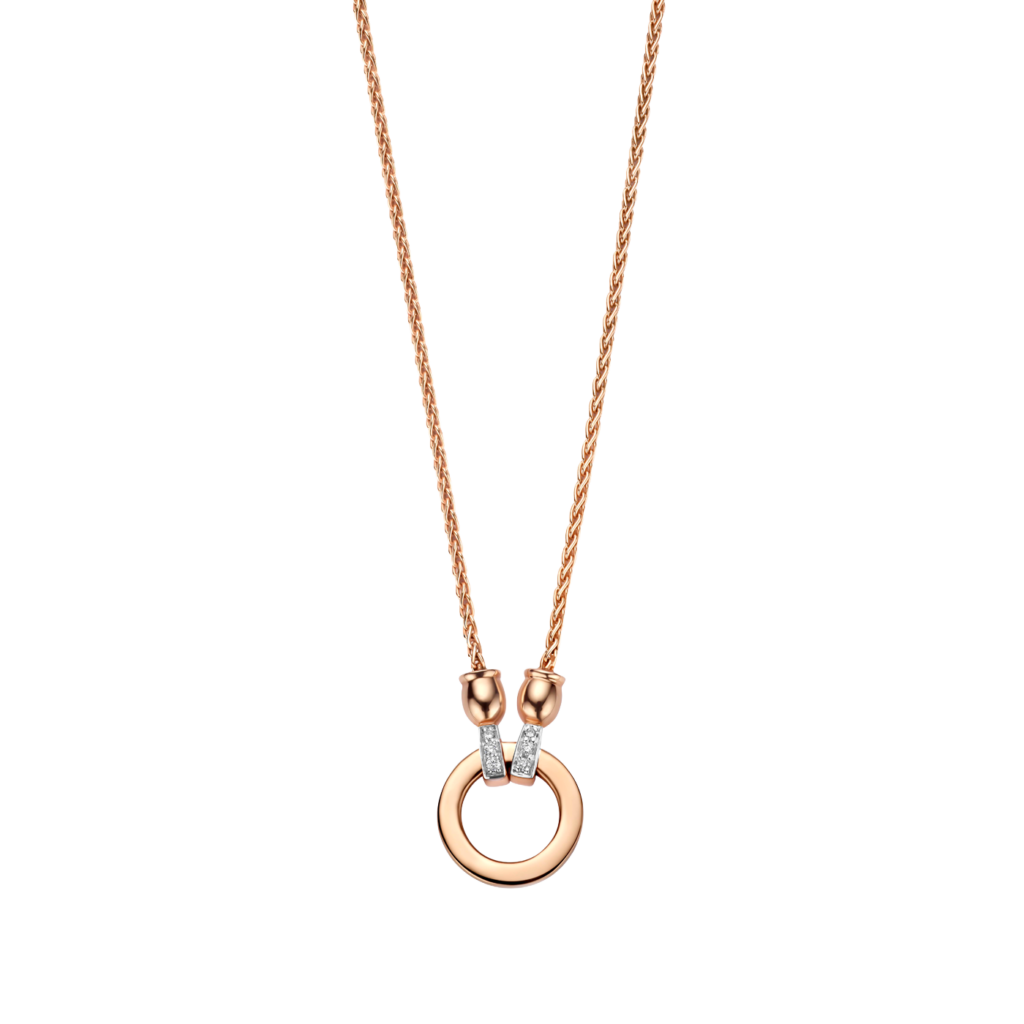 Tirisi Jewelry Milano twist collier met diamant