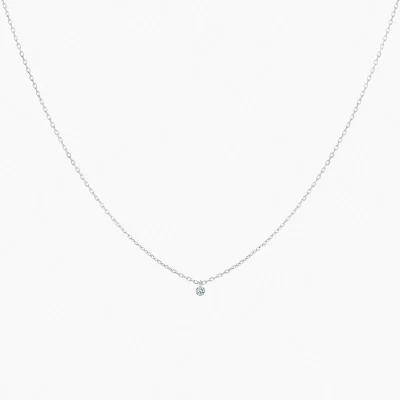 La Brune & La Blonde 360° collier met 0.07ct diamant
