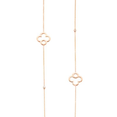 Tirisi Jewelry Collier Seoul Flower Due 90cm – TN2107DP