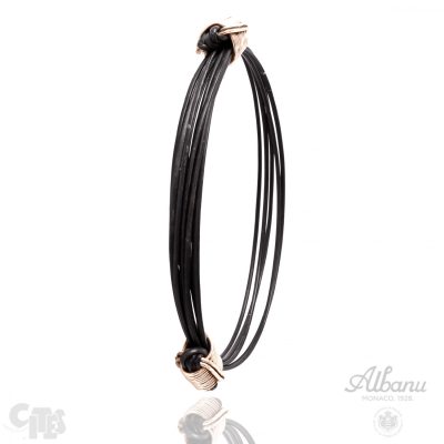 Albanu Monaco Olifant armband met roségoud
