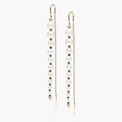 Rocks On a Rope Oorhangers Gracious Unicorn Pearl