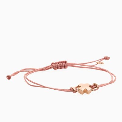 Bron Joy armband kusje op koord