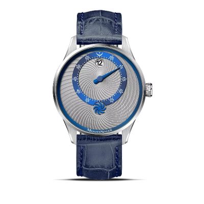 Meistersinger Souscription Panthero Jumping Hour Guilloché SOUS-PTJHG927B