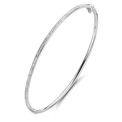 Fjory armband 2 mm met diamant 50-A30XX02-0,26 (61mm)