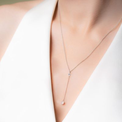 Rocks On a Rope Collier Adam & Eve (0.9ct)