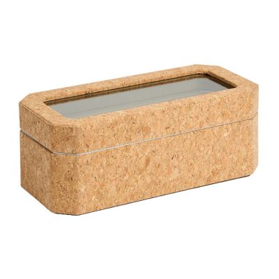 WOLF Cortiça horlogedoos voor 4 horloges