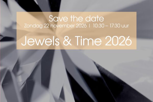 Uitnodiging Jewels & Time 2026 – Zondag 22 november 2026